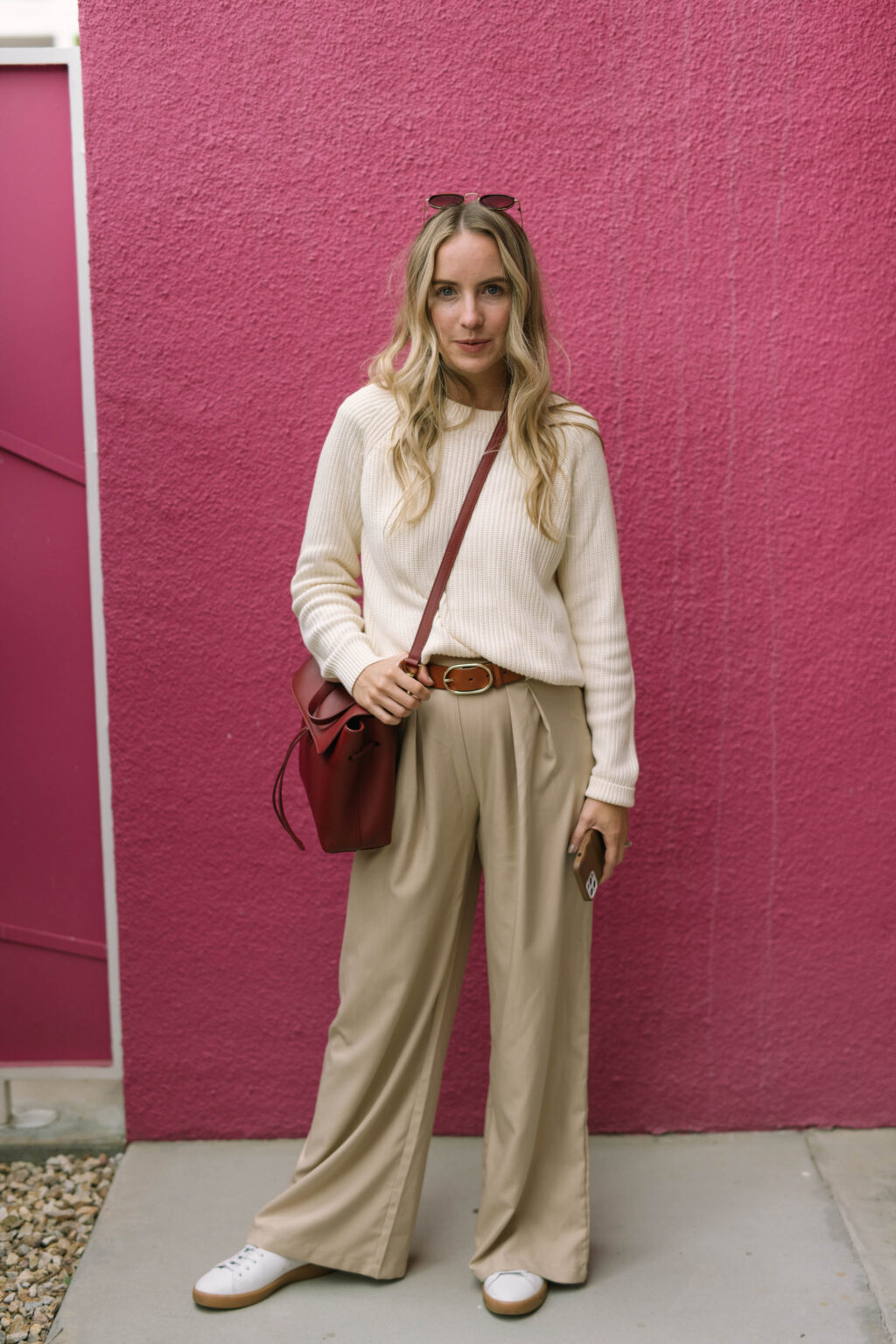 Mini Cider Clothing Review Beige Trousers Elisabeth McKnight