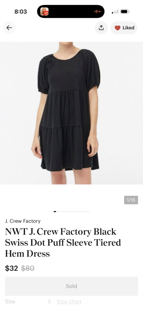 cutest dress from jcrew i ordered from poshmark for my engagement pictures.