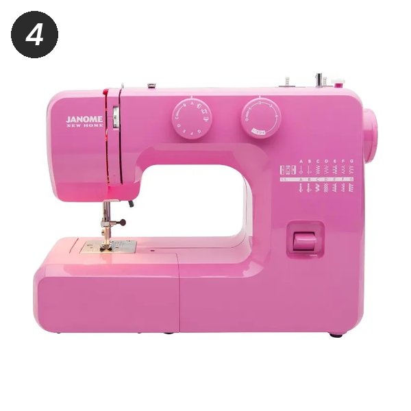 4. Janome Pink Sorbet Sewing Machine, a gift for 10 year old girls