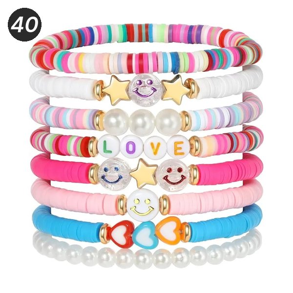 40. Stretchy Stacking Bracelets, a gift for 10 year old girls