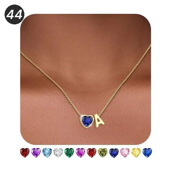 44. Birthstone Necklace, a gift for 10 year old girls