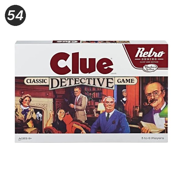 54. Clue, Retro Edition, a gift for 10 year old girls
