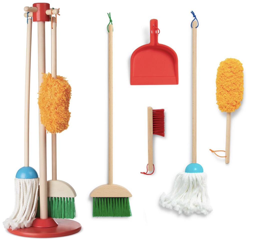 Melissa & Doug Dust! Sweep! Mop! Cleaning Set