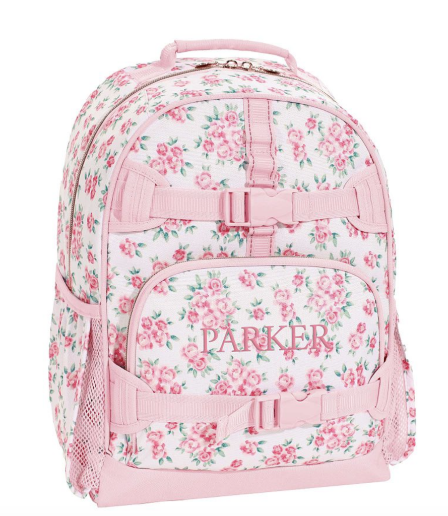 Monogrammed Preschool Backpack