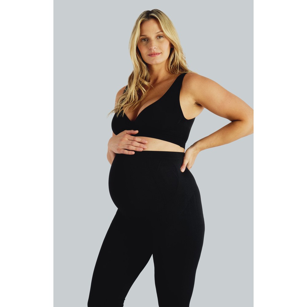 Belly Bandit Bump Support maternity leggings in black