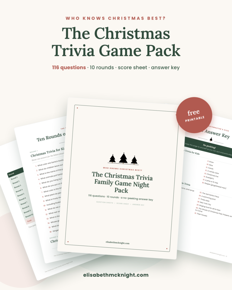 116 Christmas Trivia Questions and Answers for Family Game Night