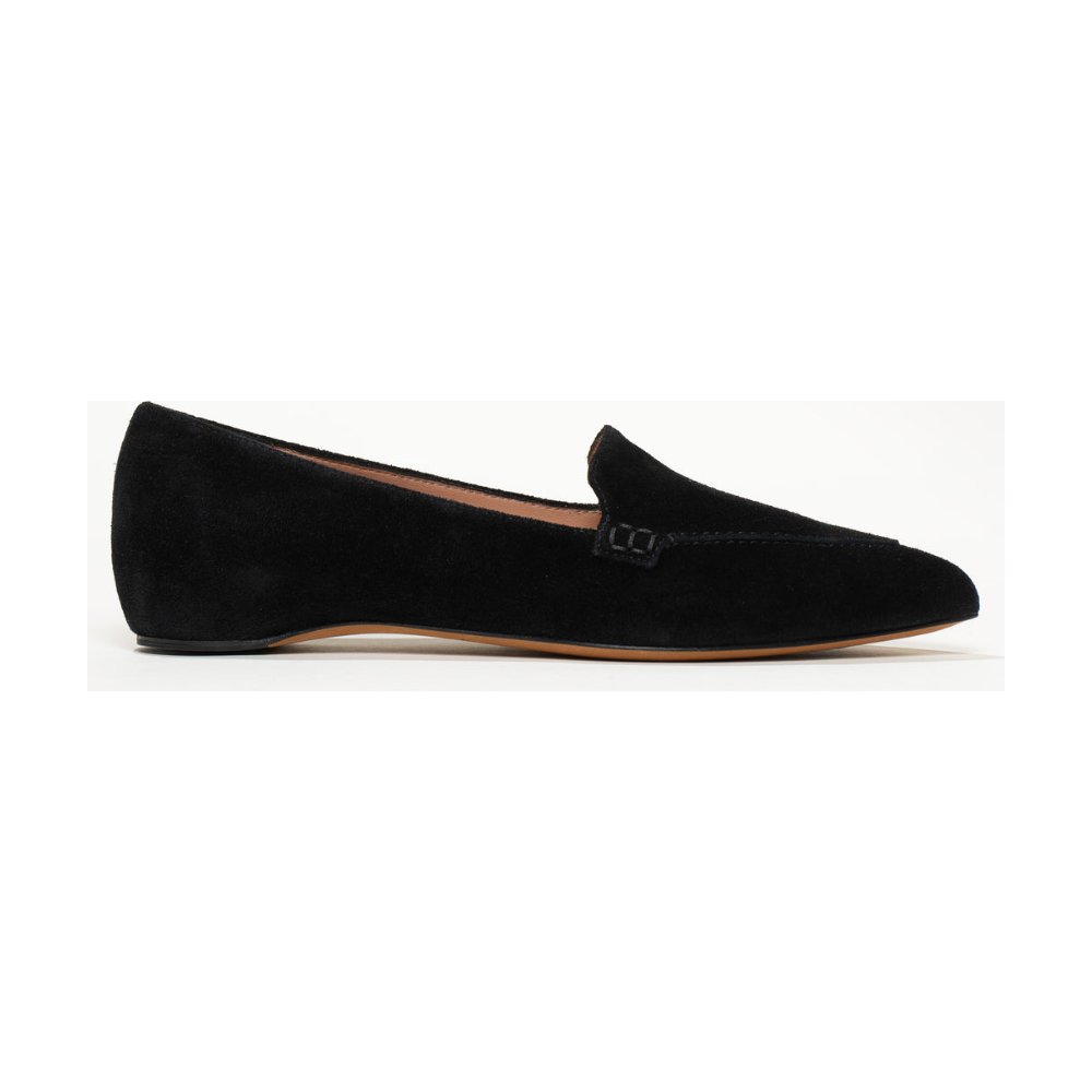 M.Gemi Gia pointed-toe flat in black suede