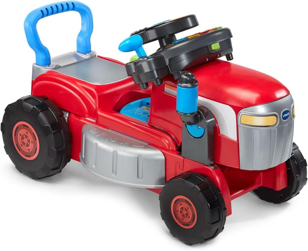 VTech Get Growing Tractor and Mower ride-on